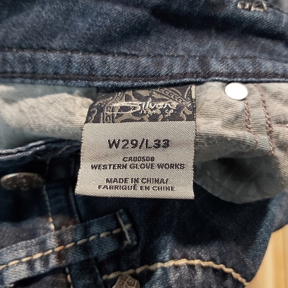 📣2/40$📣 SILVER Suki Slim jeans size 29 - Picture 8 of 9